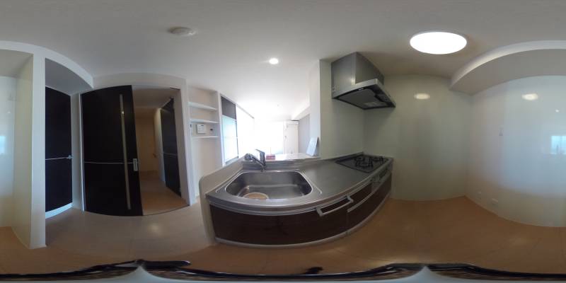 パノラマ画像キッチン