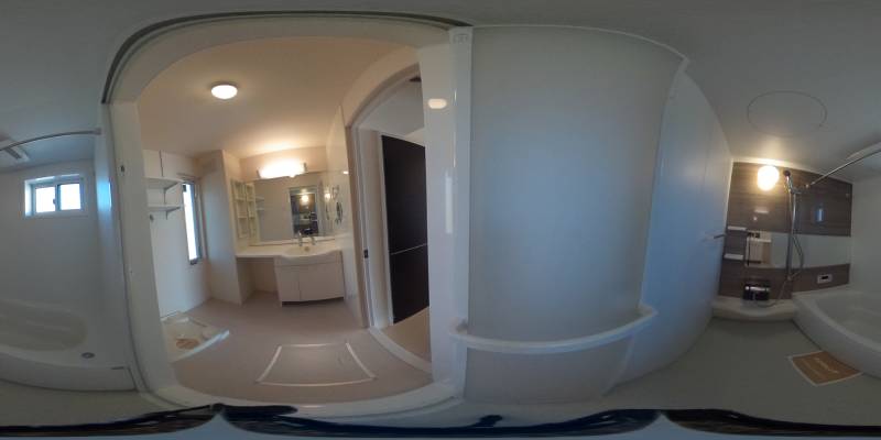 パノラマ画像バスルーム