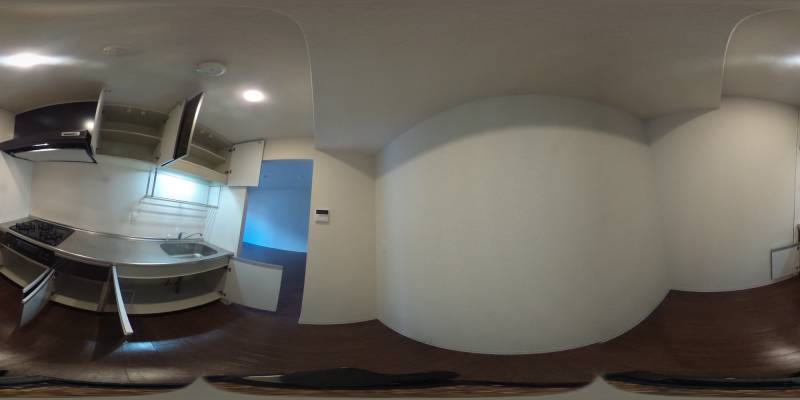 パノラマ画像キッチン