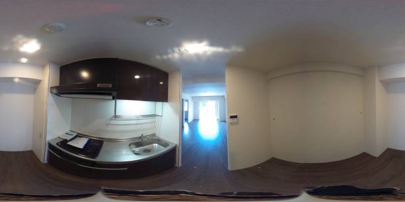 パノラマ画像キッチン