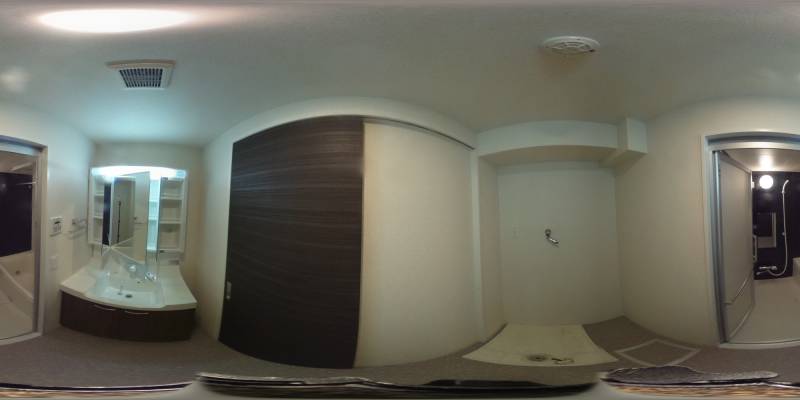 パノラマ画像洗面所