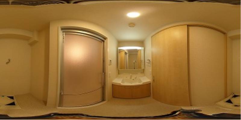 パノラマ画像洗面所