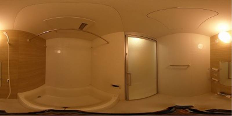 パノラマ画像バスルーム