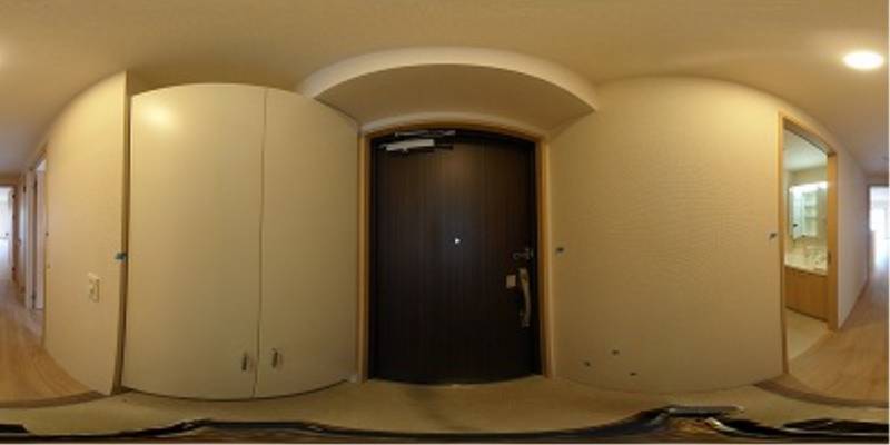 パノラマ画像玄関