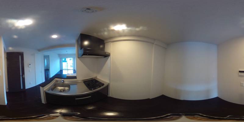 パノラマ画像キッチン