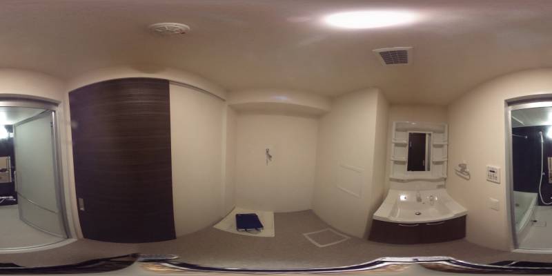 パノラマ画像洗面所