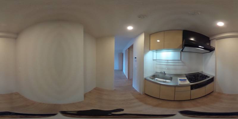 パノラマ画像キッチン