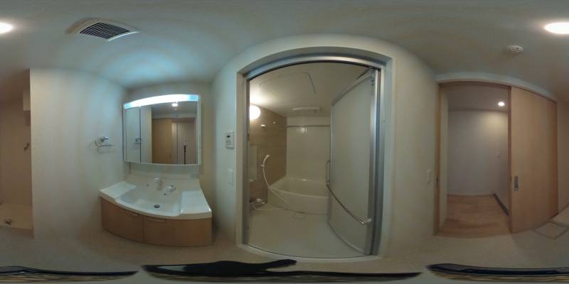 パノラマ画像バスルーム