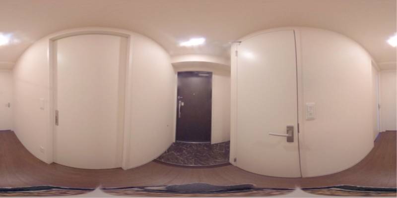 パノラマ画像玄関