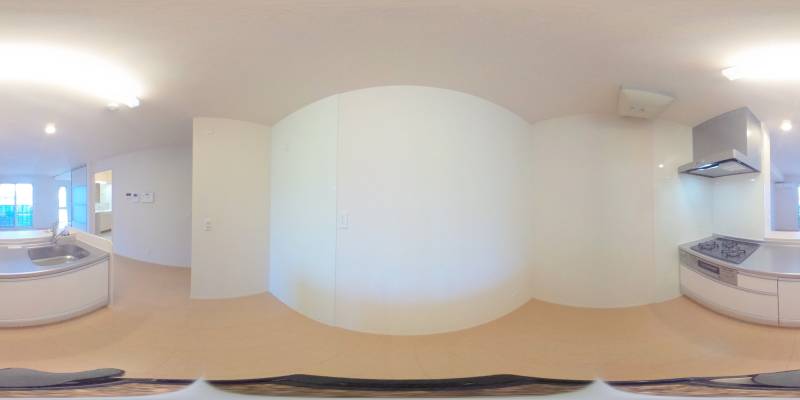 パノラマ画像キッチン