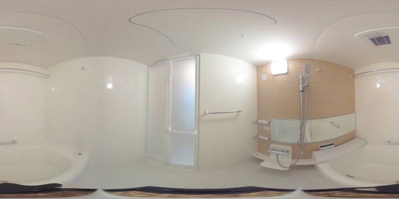 パノラマ画像バスルーム