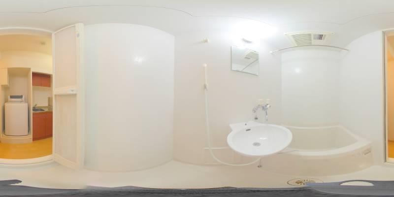 パノラマ画像バスルーム