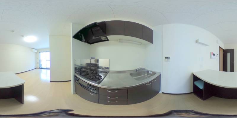 パノラマ画像キッチン