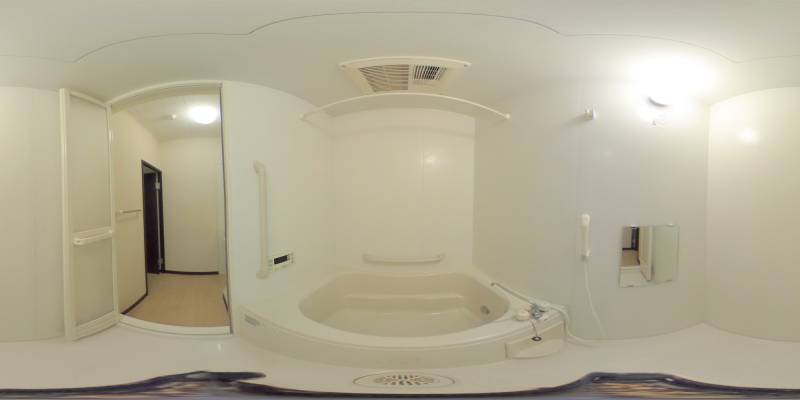 パノラマ画像バスルーム