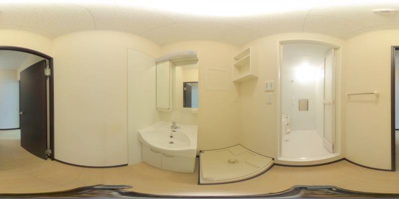 パノラマ画像洗面所