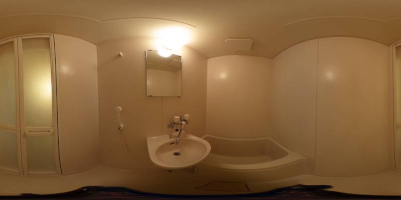 パノラマ画像バスルーム