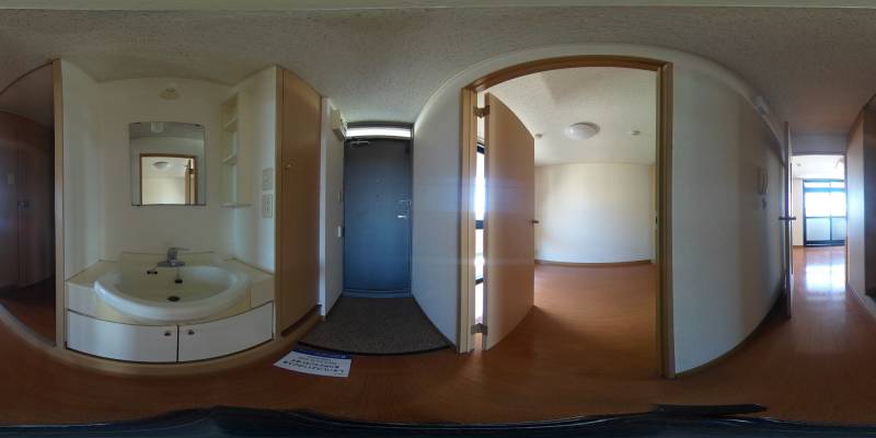 パノラマ画像洗面所