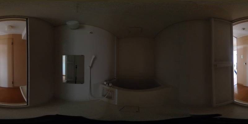 パノラマ画像バスルーム