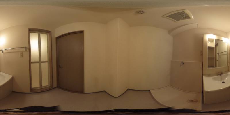 パノラマ画像洗面所