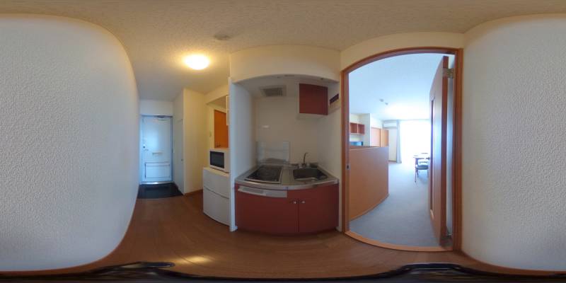 パノラマ画像キッチン