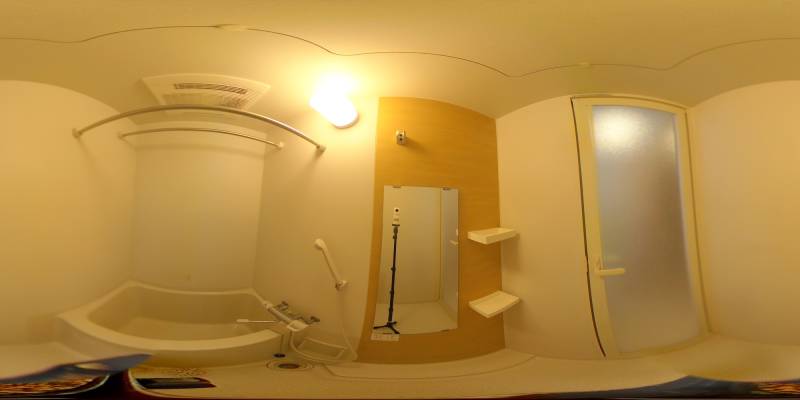 パノラマ画像バスルーム