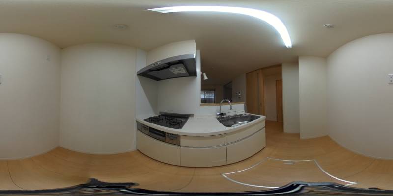 パノラマ画像キッチン