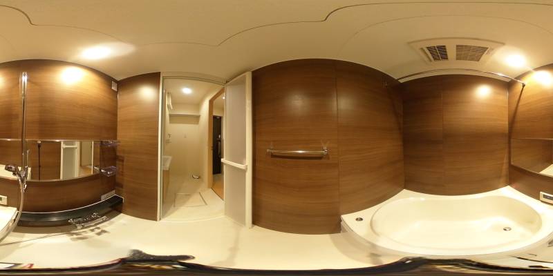 パノラマ画像バスルーム