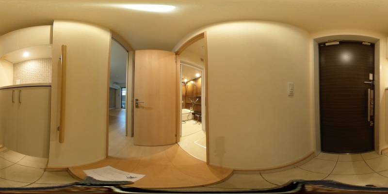 パノラマ画像玄関