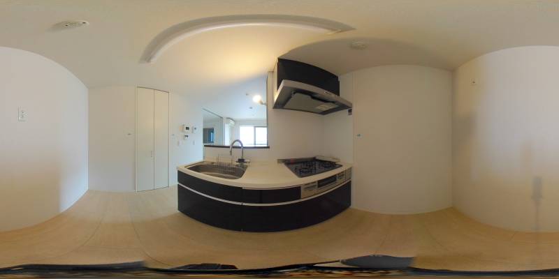 パノラマ画像キッチン