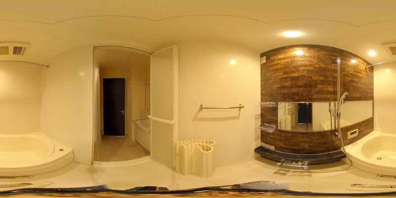 パノラマ画像バスルーム