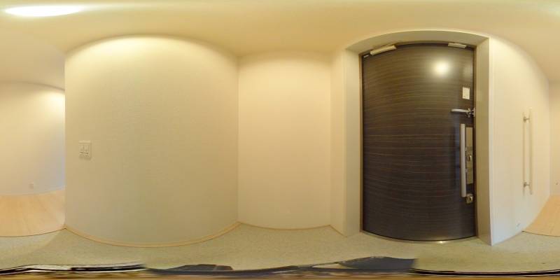 パノラマ画像玄関