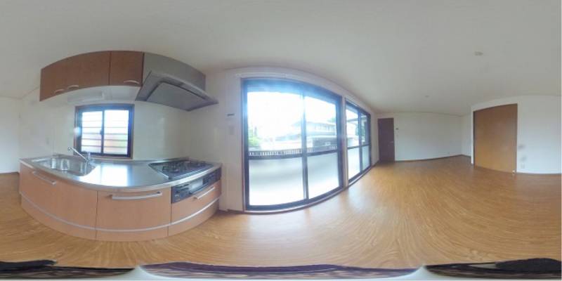 パノラマ画像キッチン