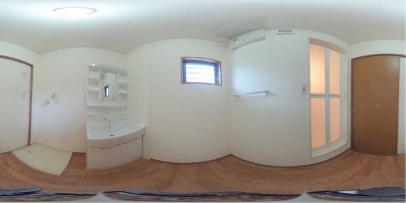 パノラマ画像洗面所