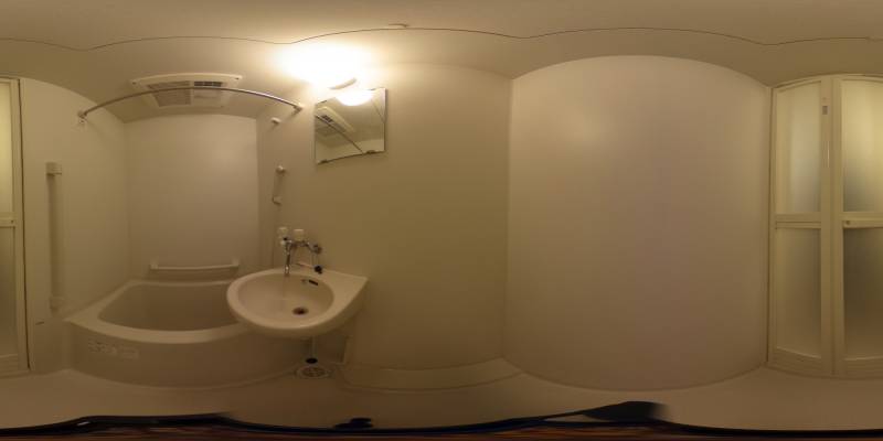 パノラマ画像バスルーム