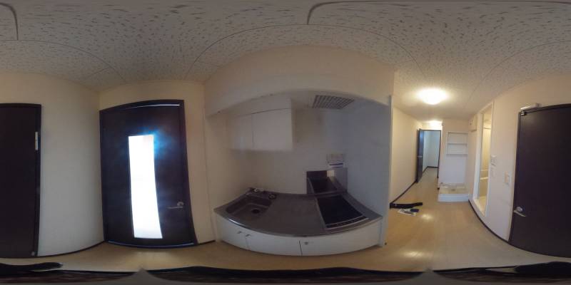 パノラマ画像キッチン