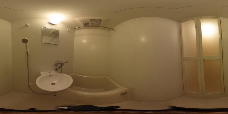 パノラマ画像バスルーム