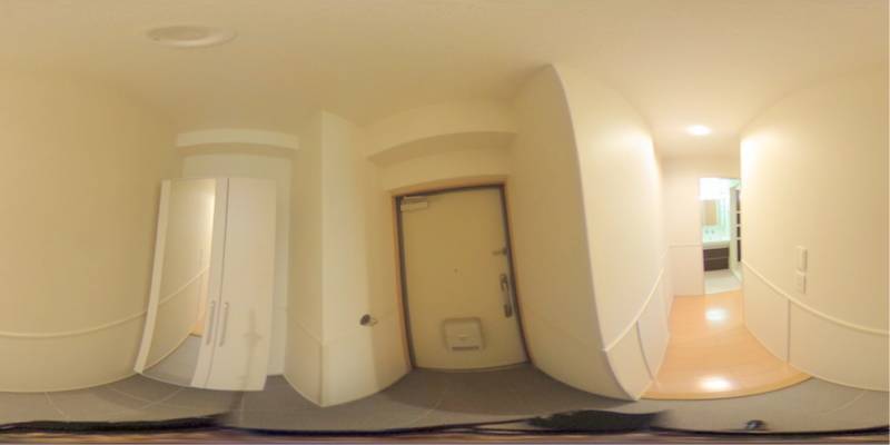 パノラマ画像玄関