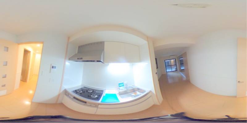 パノラマ画像キッチン