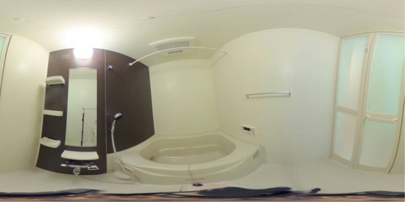 パノラマ画像バスルーム