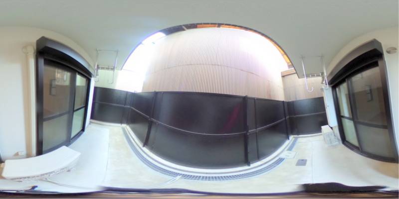 パノラマ画像バルコニー