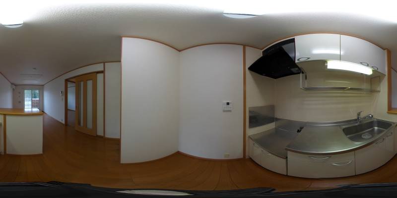 パノラマ画像キッチン