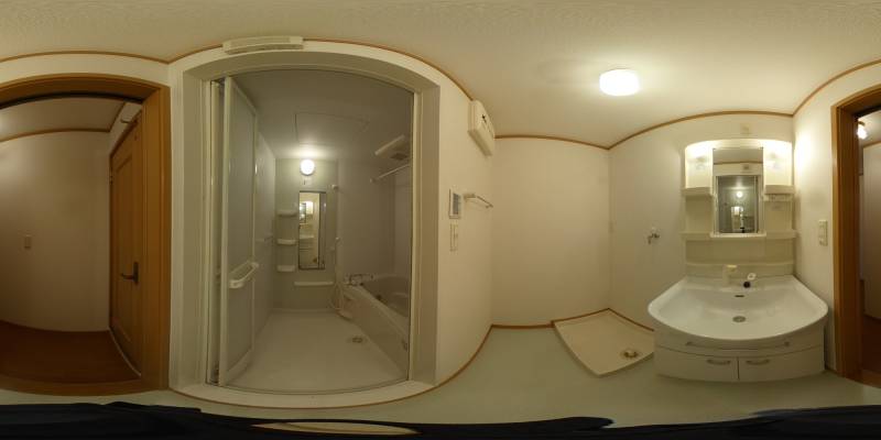 パノラマ画像洗面所