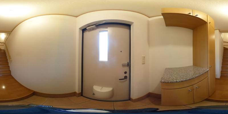 パノラマ画像玄関