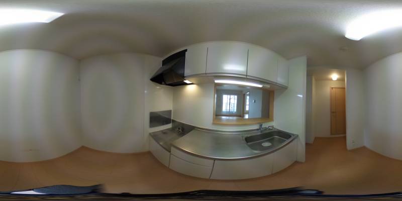 パノラマ画像キッチン