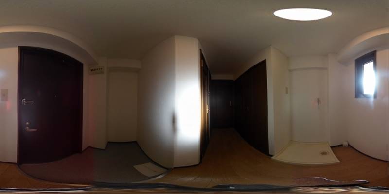 パノラマ画像玄関