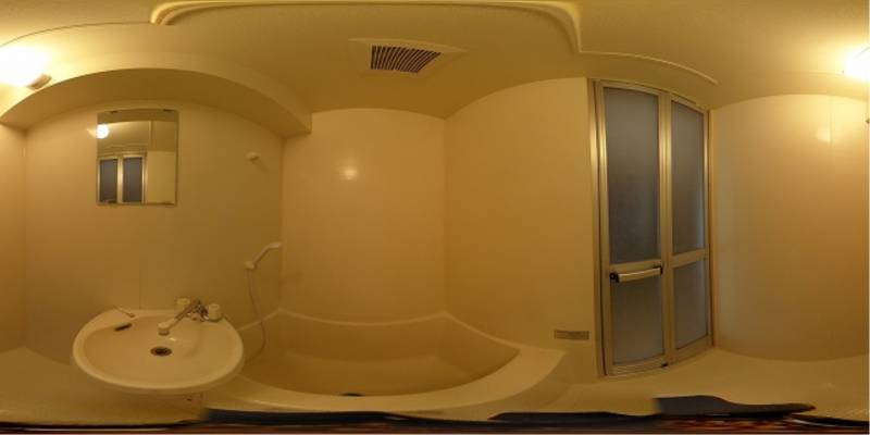 パノラマ画像バスルーム