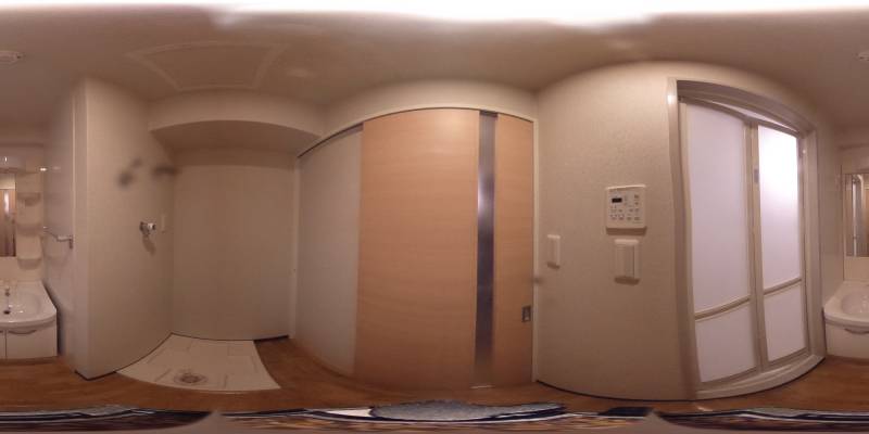 パノラマ画像洗面所