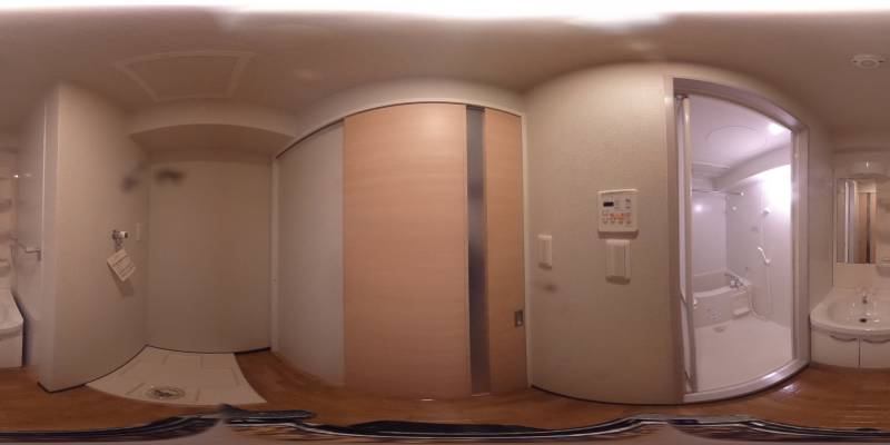 パノラマ画像洗面所