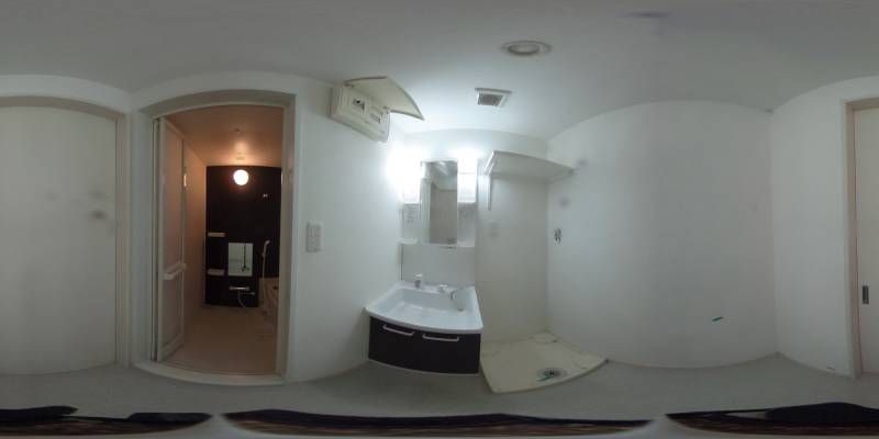 パノラマ画像洗面所