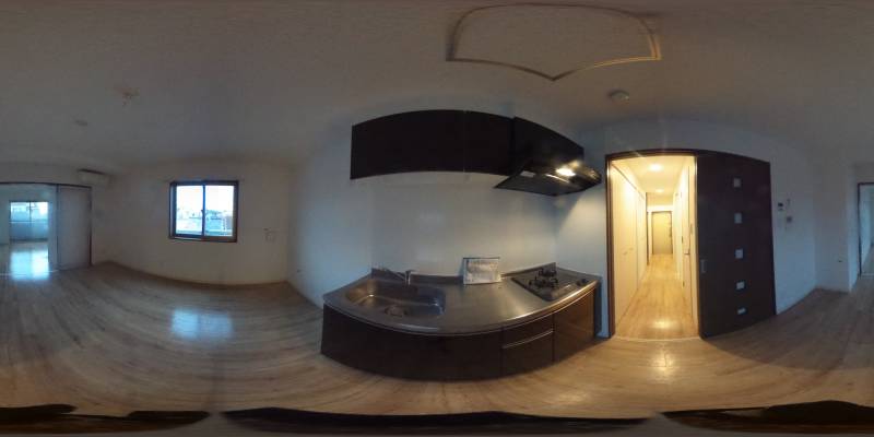 パノラマ画像キッチン